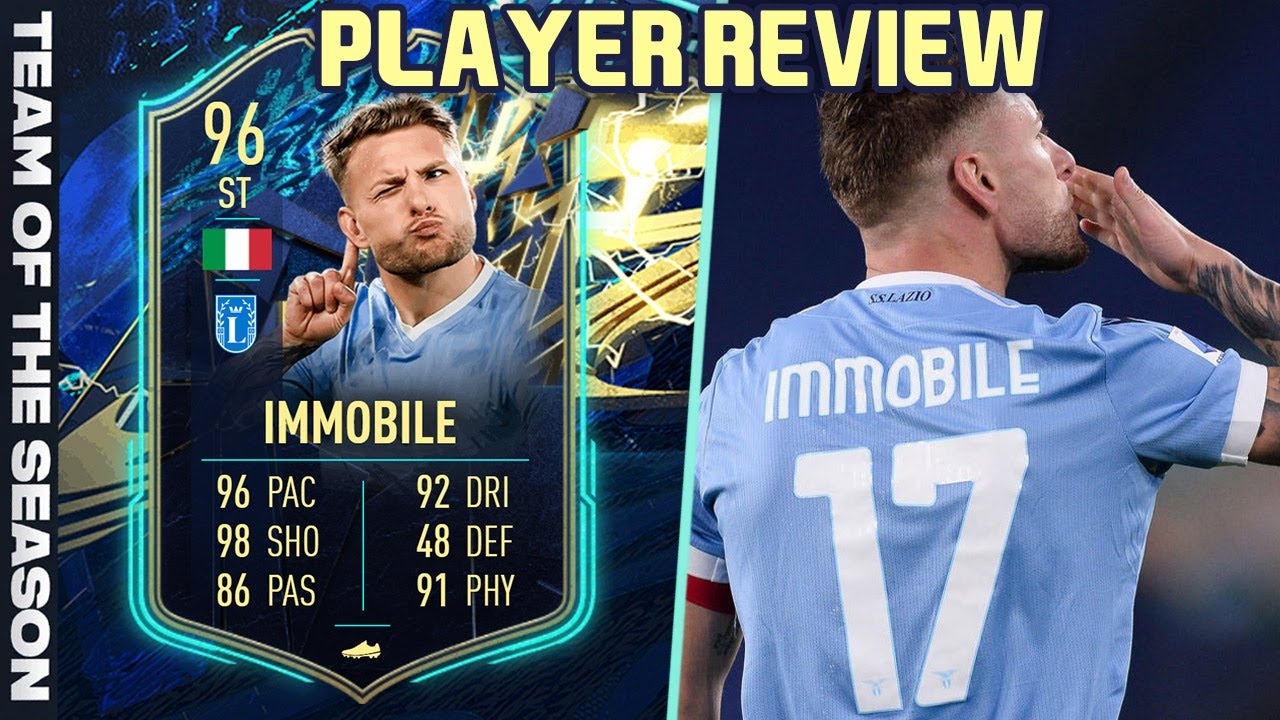 5* WEAK FOOT UPGRADE! 🇮🇹 96 TOTS IMMOBILE PLAYER REVIEW! FIFA 22 ULTIMATE TEAM