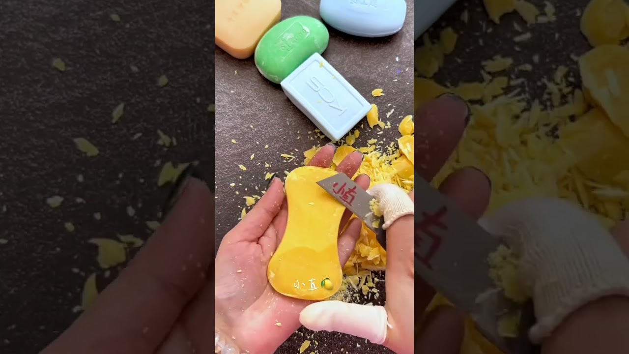 Happy weekend! Daily updates of soap scraping videos. Welcome to follow. #SoapScraping #SoapCutting