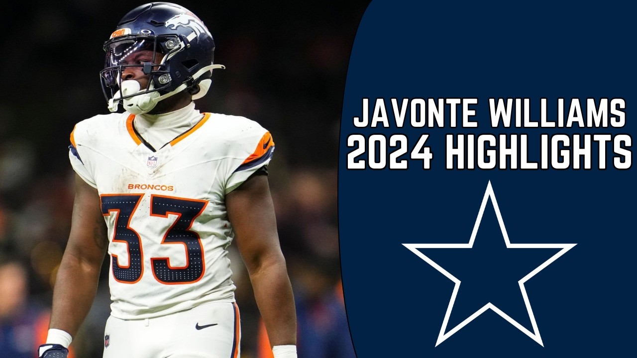 Javonte Williams 2024 Highlights 🔥 | Welcome to the Cowboys