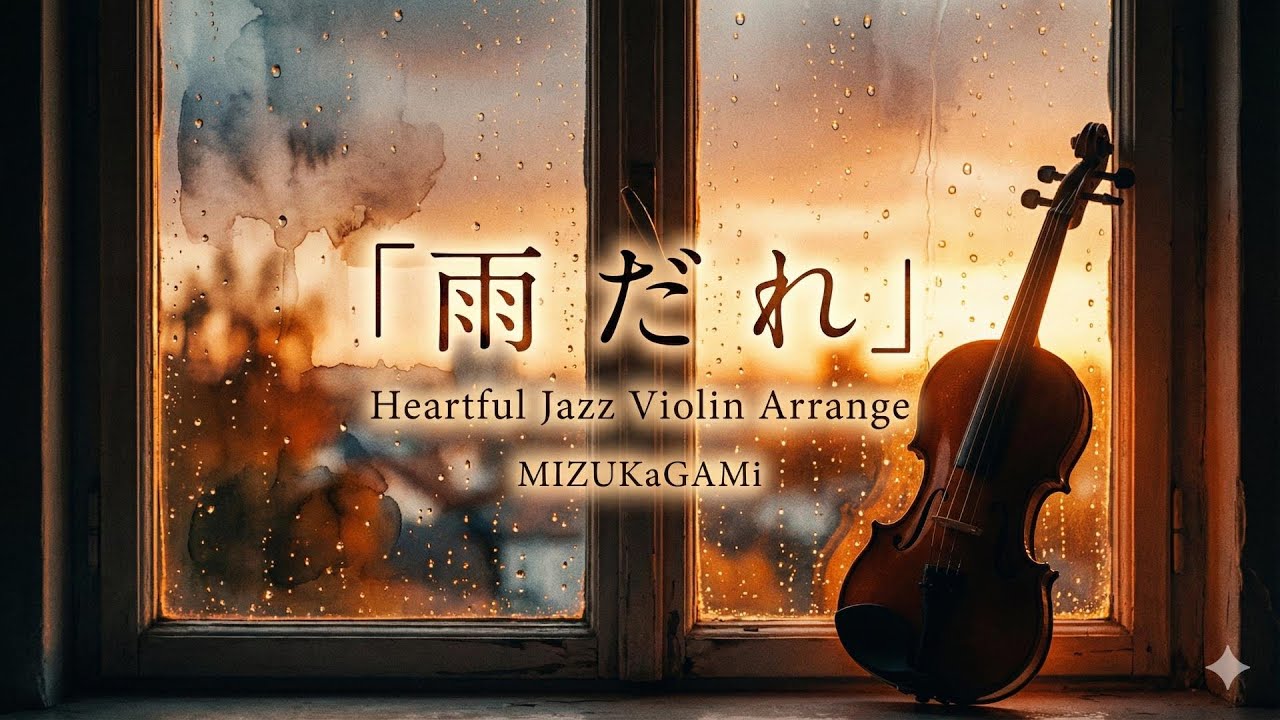 【ジャズカバー（ジャズアレンジ）】「雨だれ」(太田裕美) | 雨の日に聴きたい、哀愁漂う大人の昭和歌謡カバー