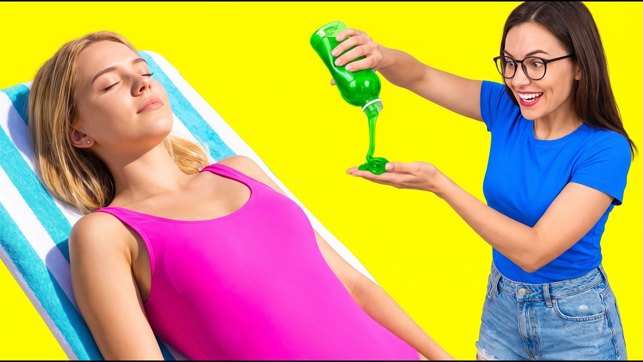 LUSTIGE SOMMER DIY-STREICHE! || Beste DIY Streiche für Freunde & Familie von 123 GO!