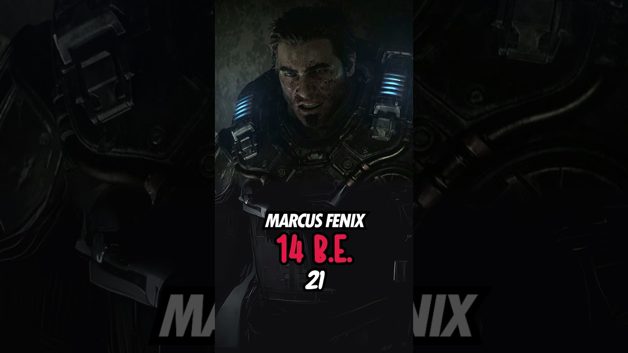 How old is Marcus Fenix Gears Of War #gaming #gears #shorts #marcusfenix #gearsofwar