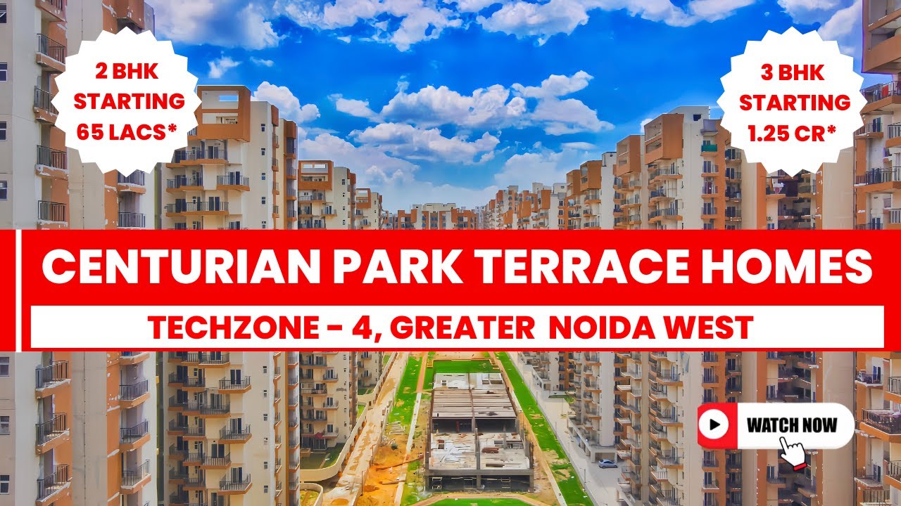 3 bhk flat in Noida Extension | Ready to move | Centurian Park Terrace Homes