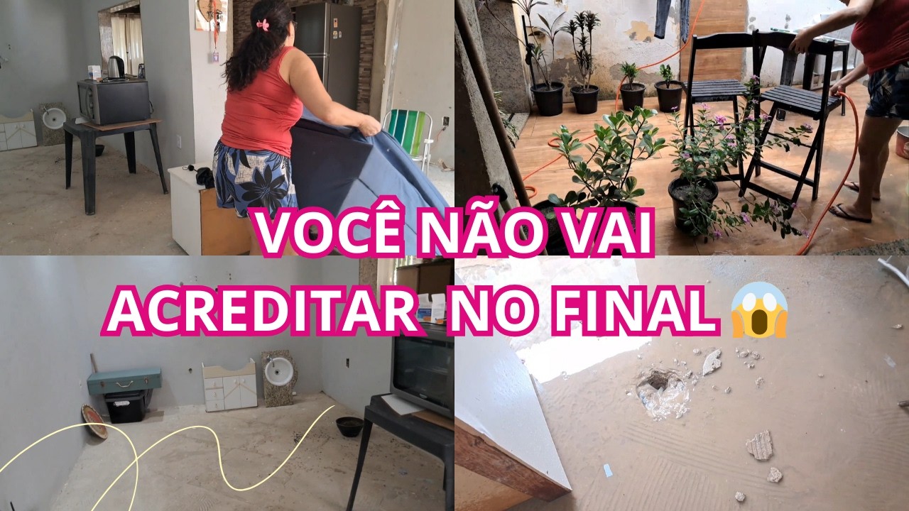 NÃO ERA ESSA SALA… 😱 DO CAOS AO ACONCHEGO!