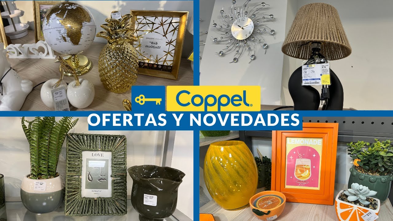 LÁMPARAS, DECORACIONES Y MUCHAS MÁS OFERTAS Y NOVEDADES EN COPPEL