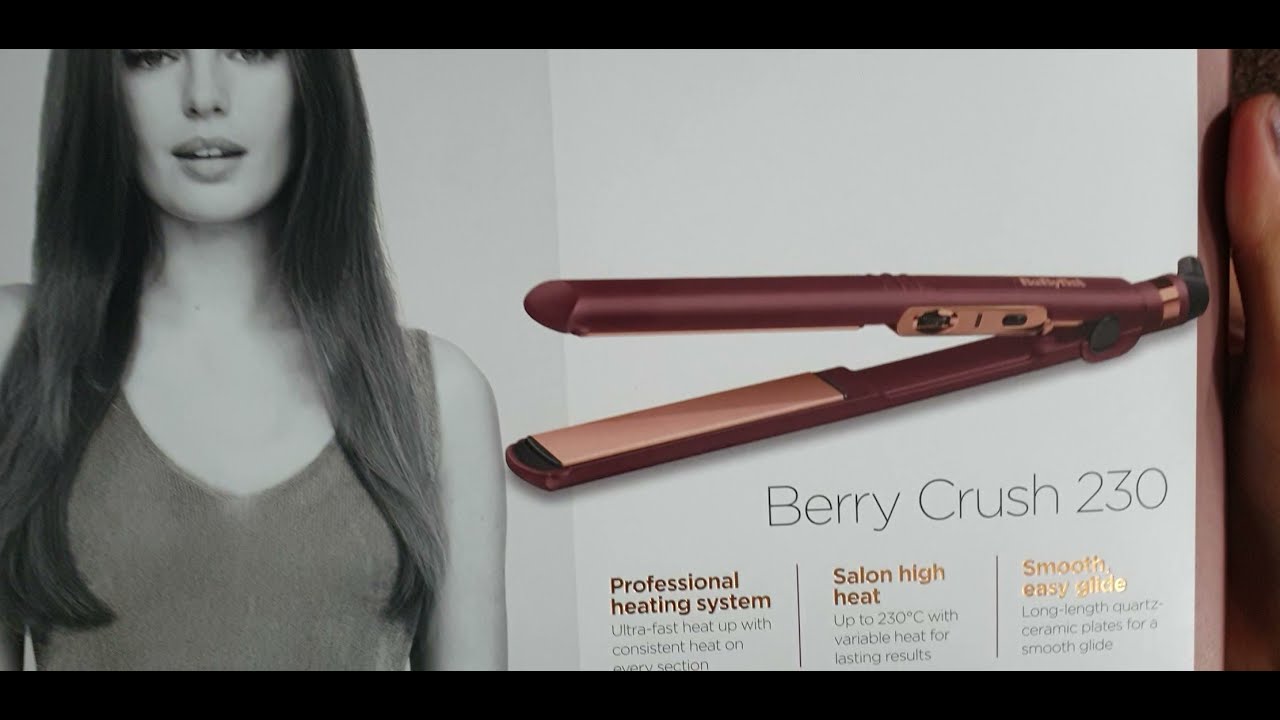 Babyliss Berry Crush Hair Straightener 230 unboxing 😍