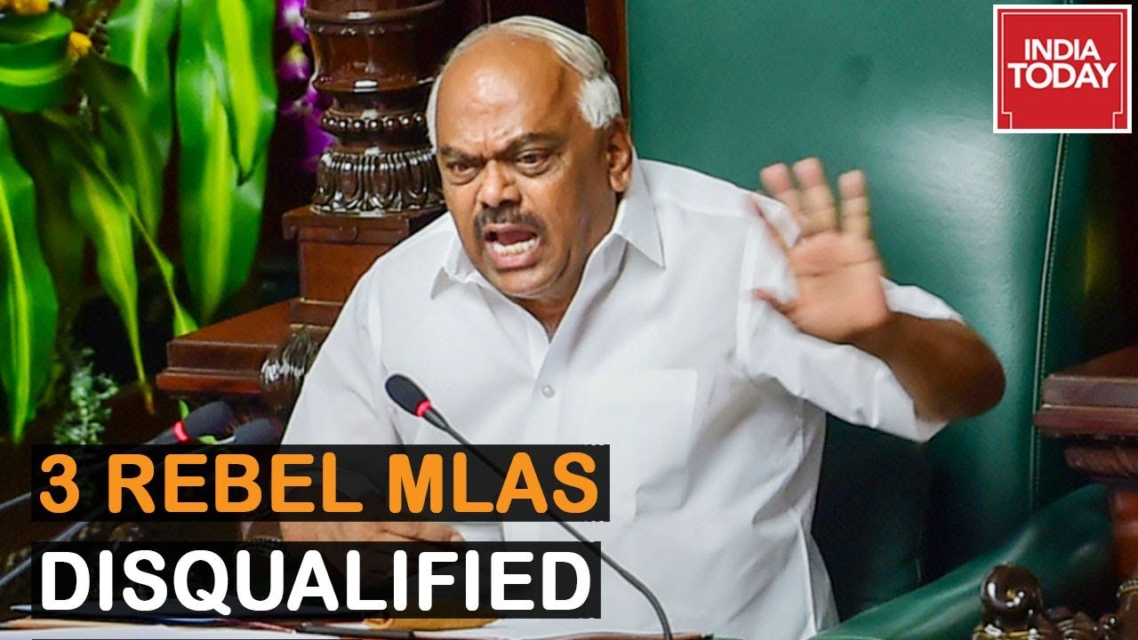 After Coalition Collapse In Karnataka, Speaker Disqualifies 3 Rebel MLAs