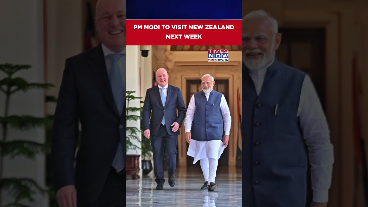 'PM Modi Will Make His First Official Visit To New Zealand Next Week': Christopher Luxon #shorts