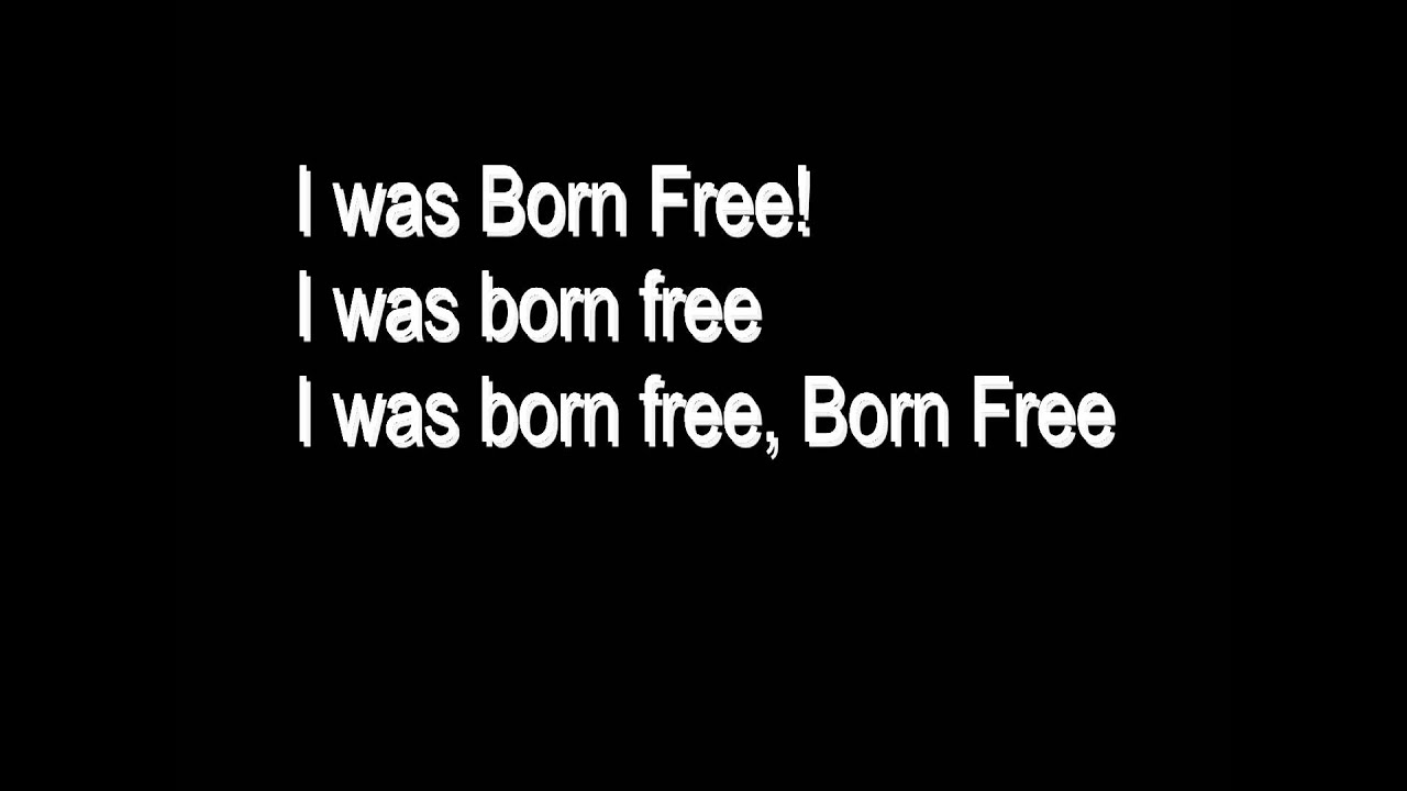 Kid Rock -Born Free [Lyrics ]