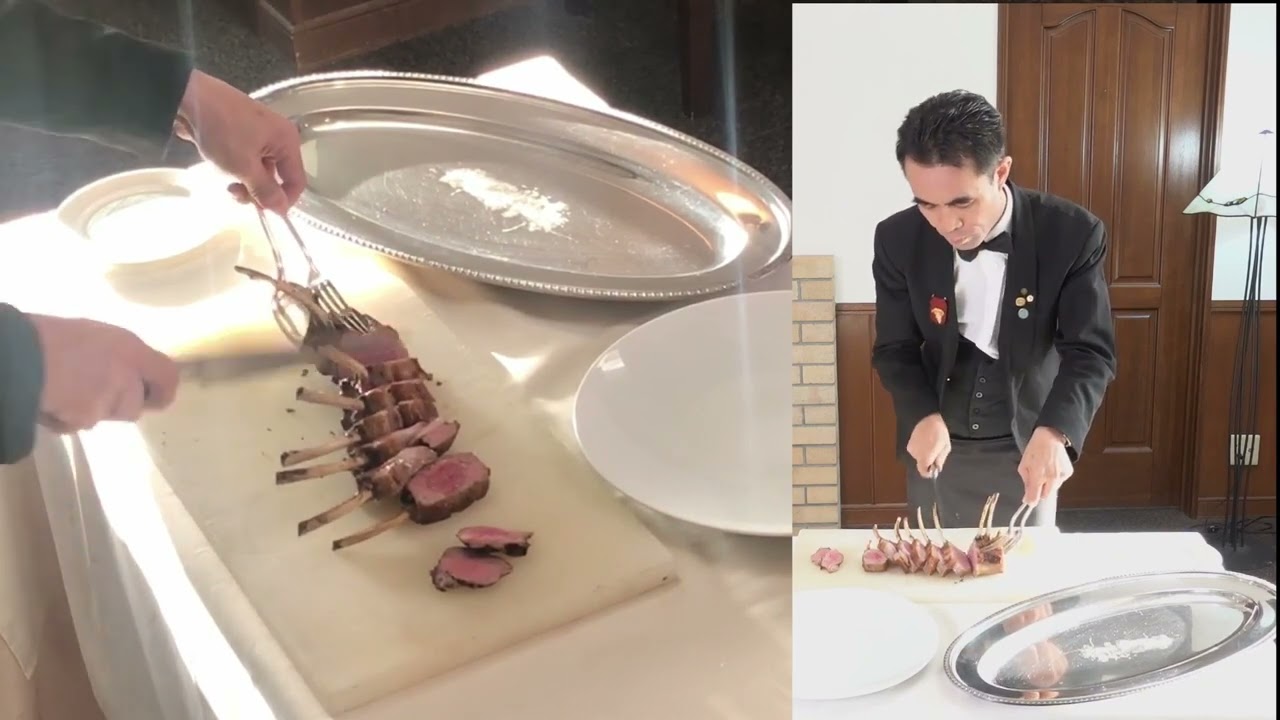 【仔羊のデクパージュ（解説）】Carré d'Agneau Decoupage