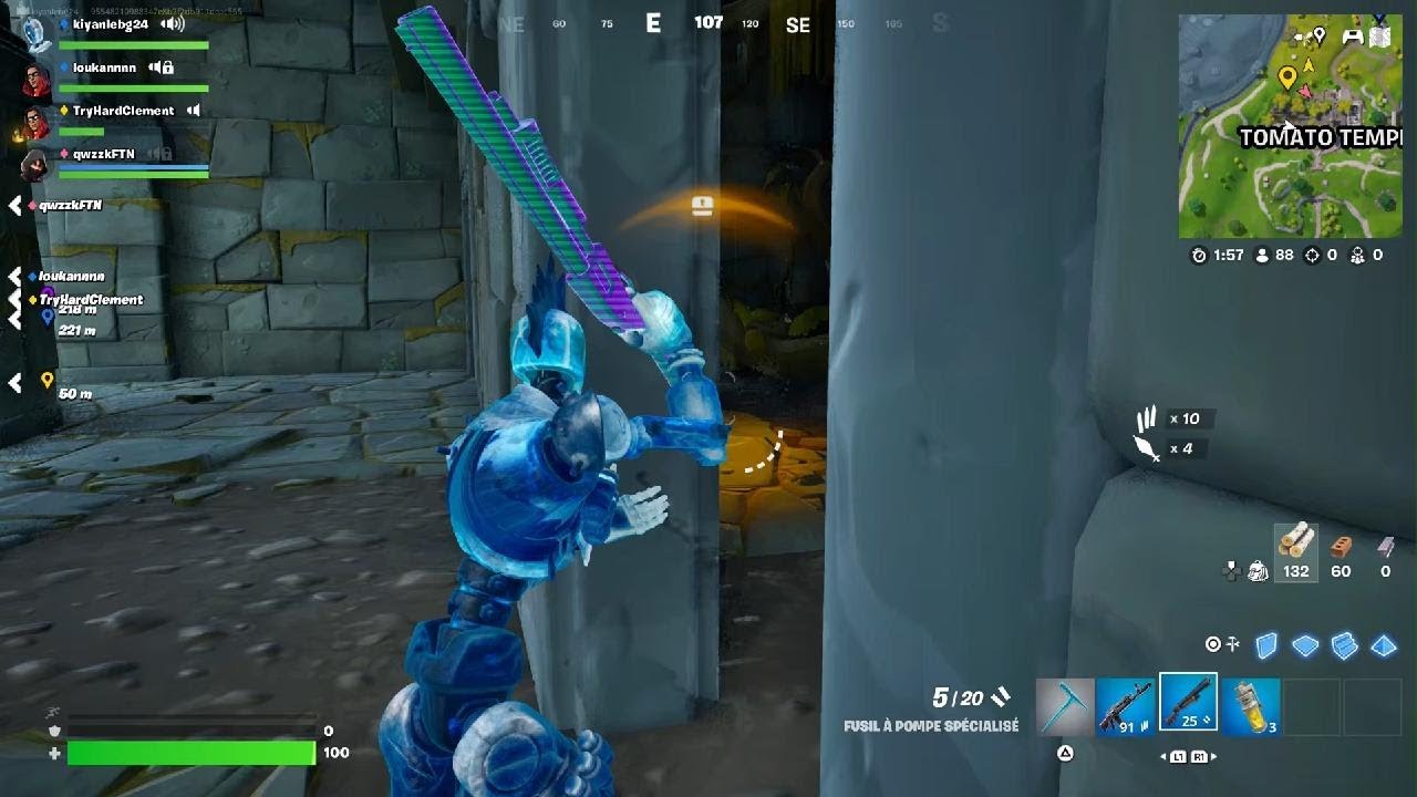 Petite vidéo Fortnite sur les couleur des arme sur Fortnite