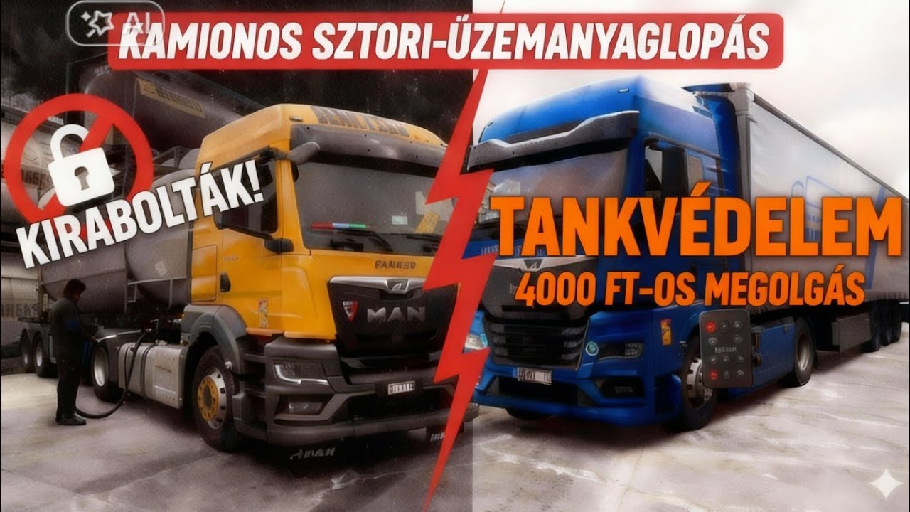 Kirabolták a kamionost! – Low-Budget megoldás a tolvajok ellen.