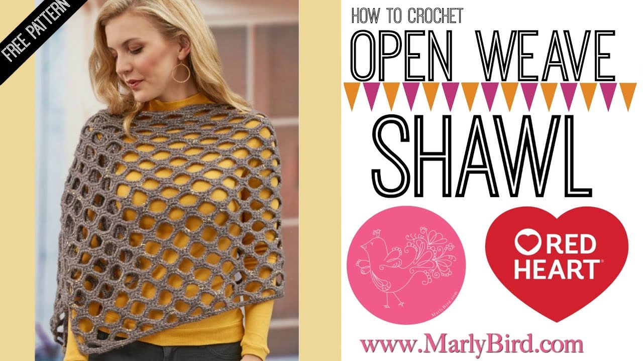 How to Crochet Simone's Open Weave Shawl