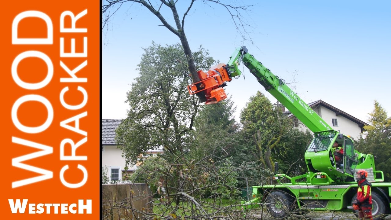 Greifersäge am Merlo Woodcracker CS580 smart