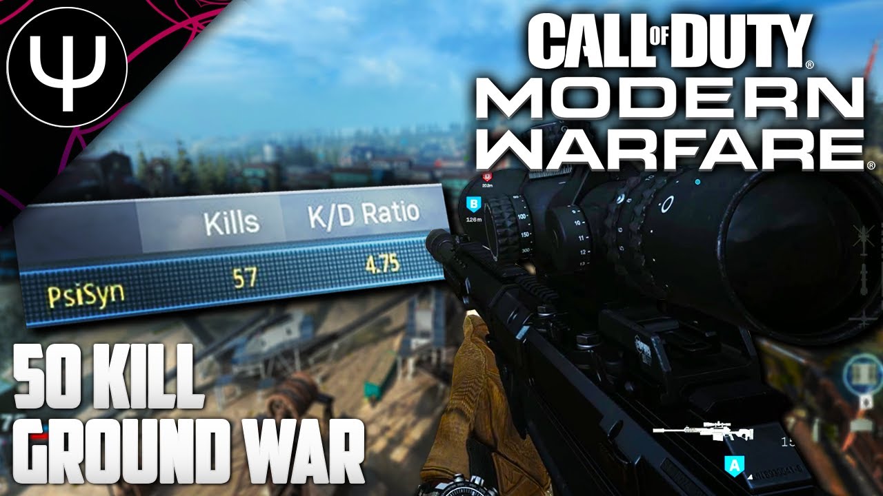 32v32 GROUND WAR (50 Kills Sniper Gameplay)! &mdash; Call of Duty: Modern Warfare