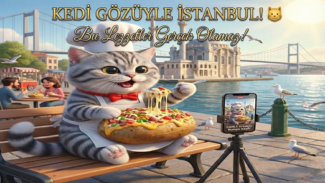 KEDİ GÖZÜYLE İSTANBUL! 😺 Bu Lezzetler Gerçek Olamaz!