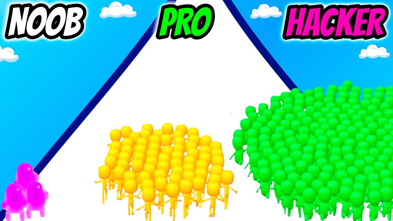 Count Master: Crowd Runner 3D - NOOB vs PRO vs HACKER