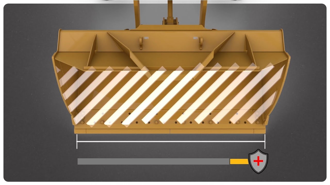 Proteção para borda cortante para caçamba de carregadeiras Cat®