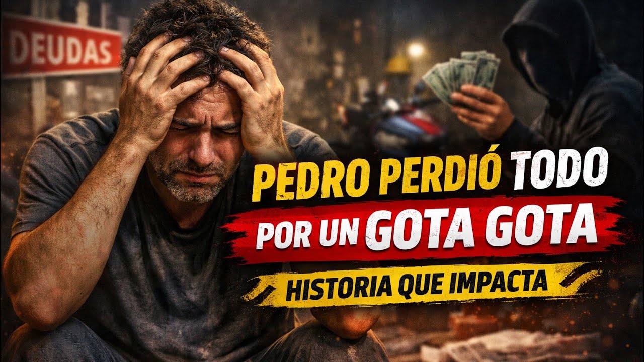 COMO EL GOTA A GOTA ARRUINO LA VIDA DE PEDRO.