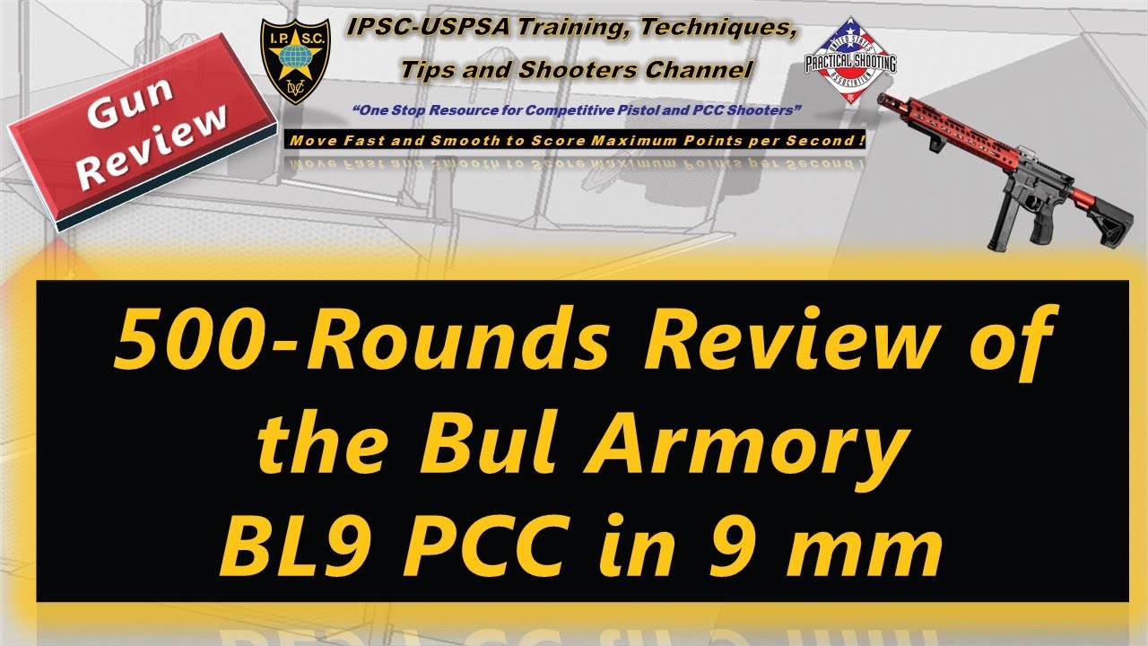 500-Rounds review of the Bul Armory BL9 PCC in 9 mm