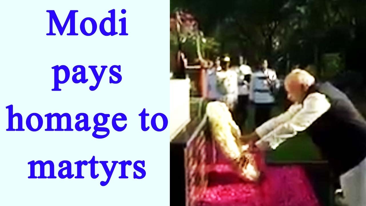 PM Modi pays homage to martyrs in Hyderabad, Watch Video | Oneindia News