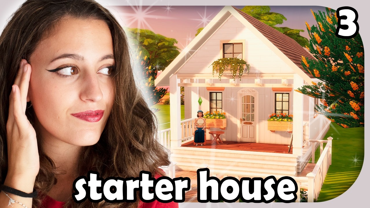 STARTER HOUSE PARA TU SIM💲 | Parte 3 final | Los Sims 4 | Construcción | Harou | #lossims4