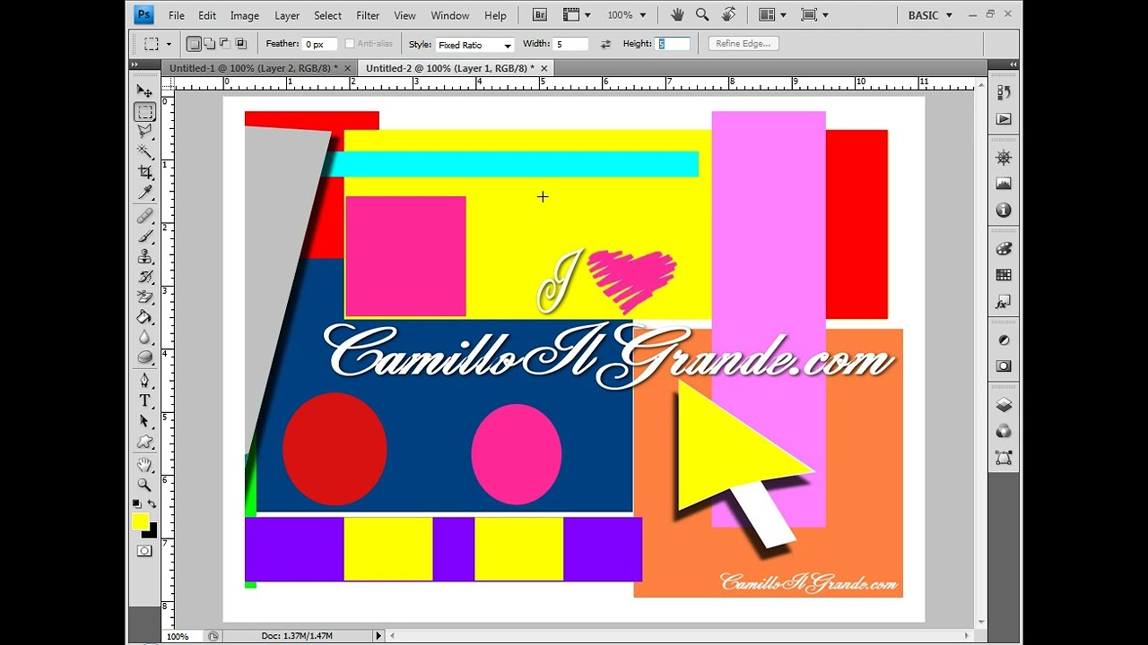 التحديد باستخدام الفوتوشوب