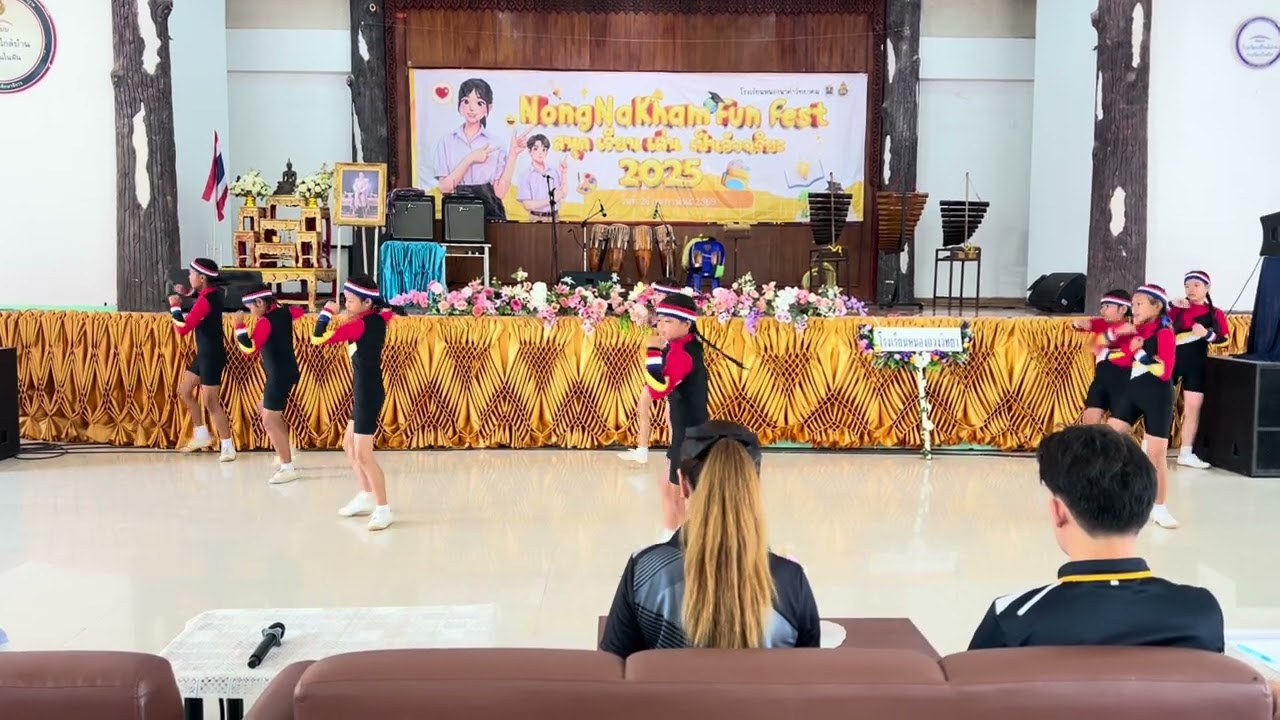 แอโรบิคโรงเรียนหนองแวงวิทยา งาน Open House  เปิดบ้านวิชาการ 