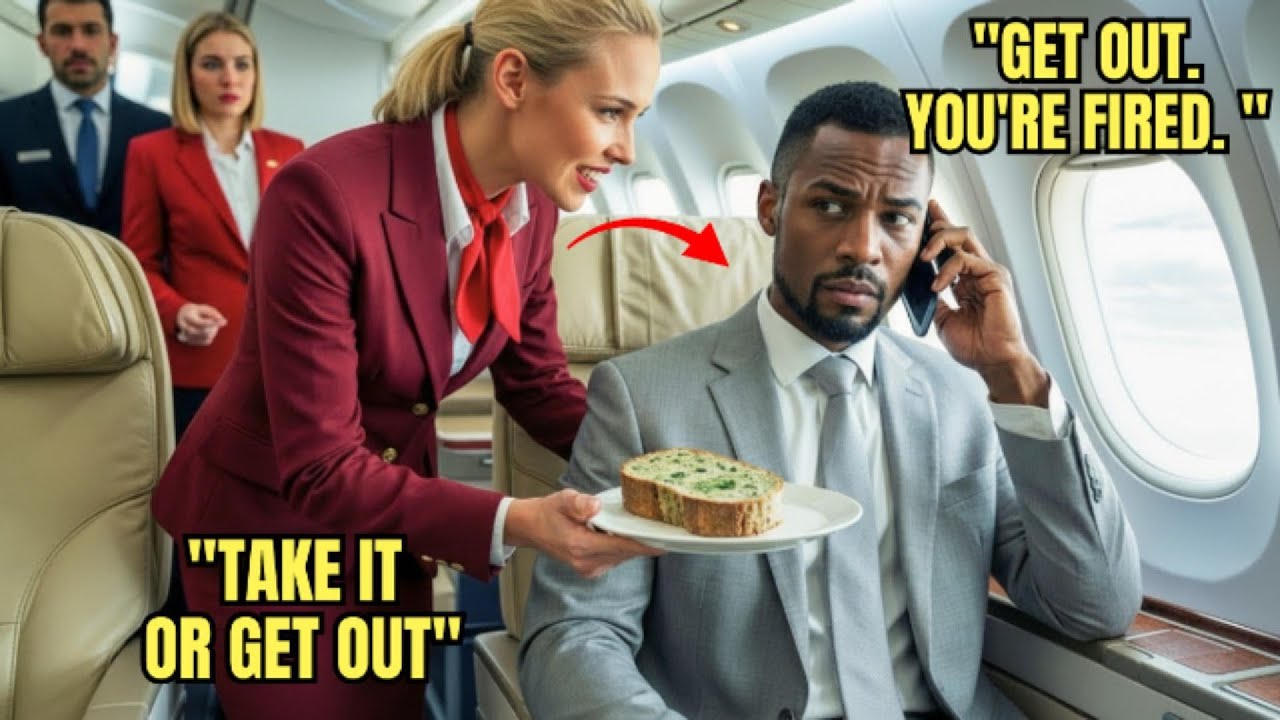 Black CEO Served Moldy First Class Meal — Minutes Later, He Grounded the Entire Crew