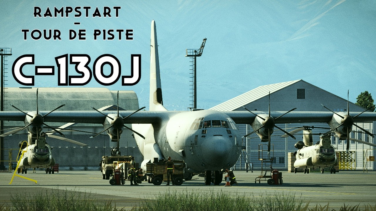 Rampstart et Tour de Piste en C130J - DCS World