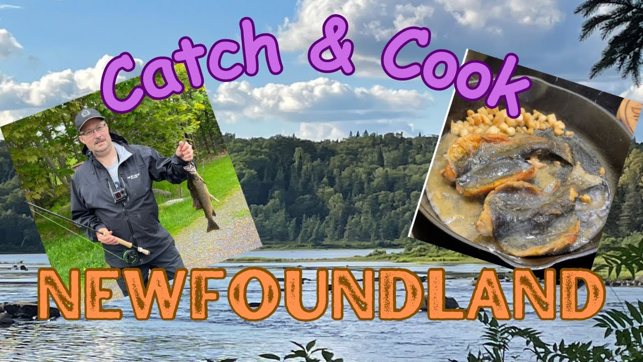 Catch and Cook at my Newfoundland Cabin-Highway Ponds and Gullies #fishing #newfoundland #cabin
