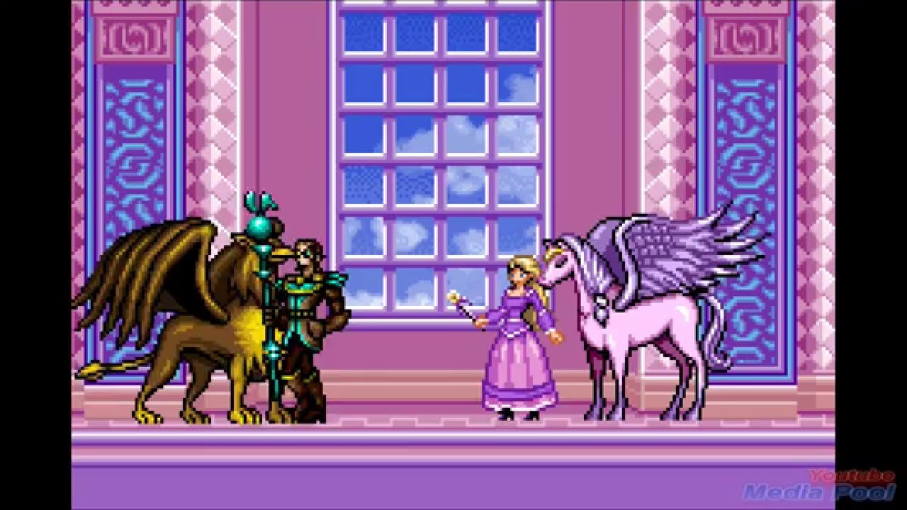 2005 Barbie and the Magic of Pegasus (Gameboy Advance) Game Playthrough Retro Game