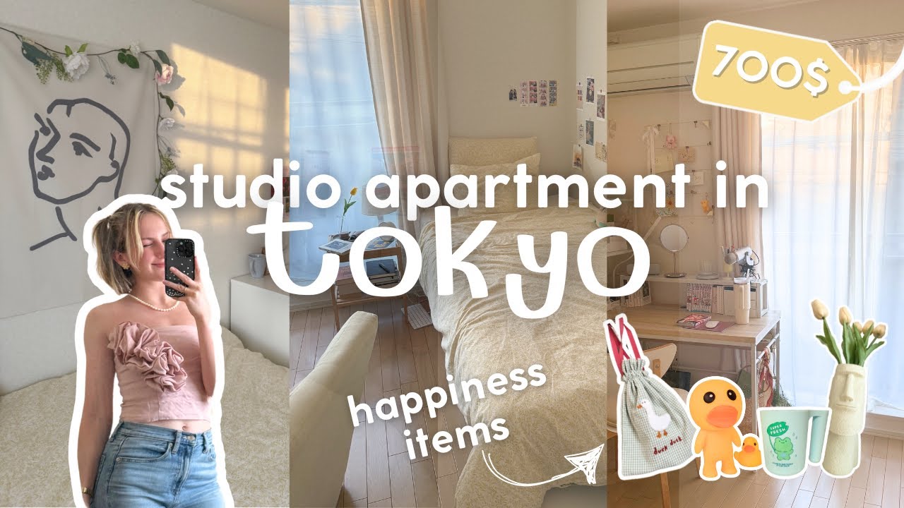 my tiny studio apartment in tokyo 🪴 tour + favorite interior items
