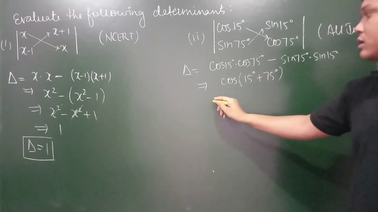 4. Determinants - Example #1