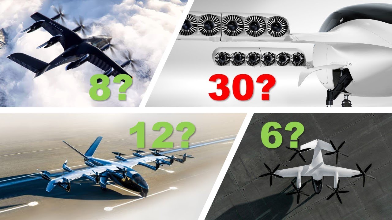 Какое правильное количество eVTOL?