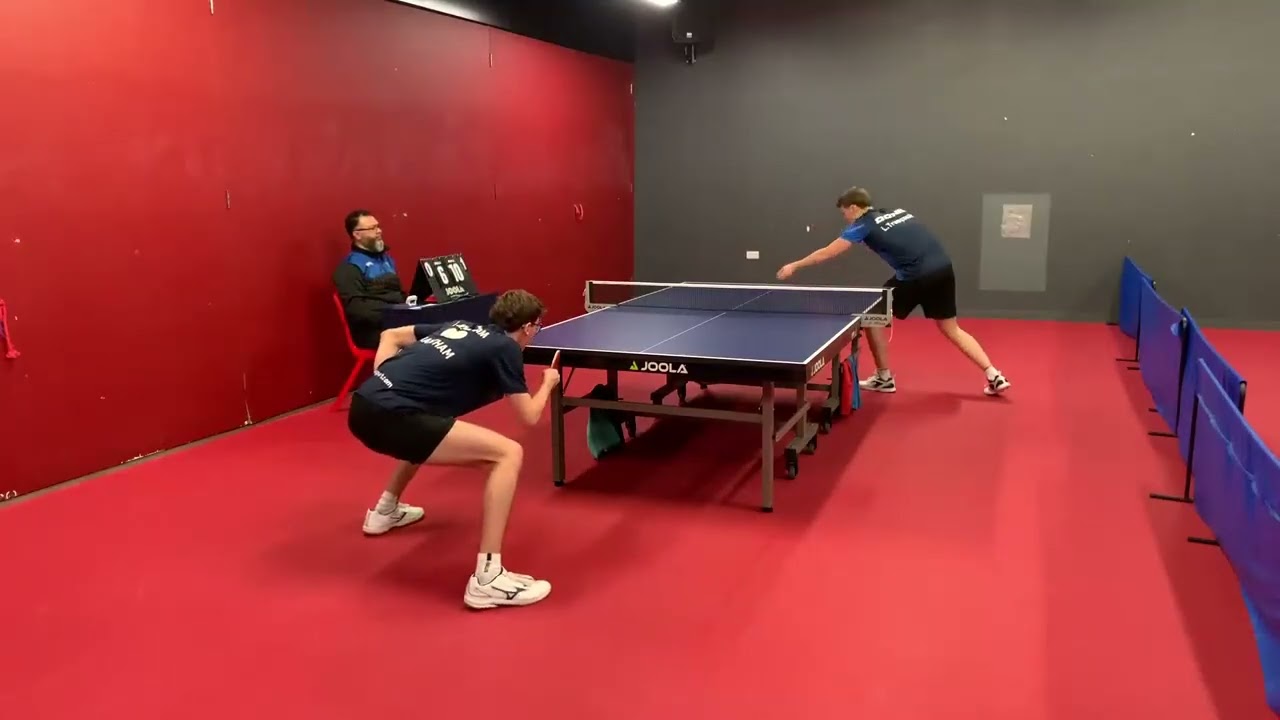 Larry Trumpauskas Vs Issac Kingham | TTE National Series | Junior Boys Final  Round| Division 1