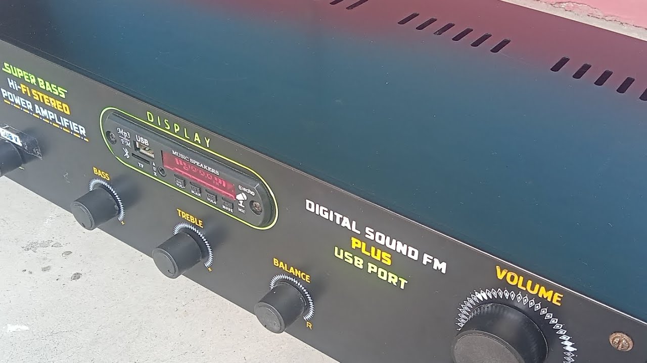 100+100 watt amplifier with subwoofer & tone system, low price holi offer 😮😮
