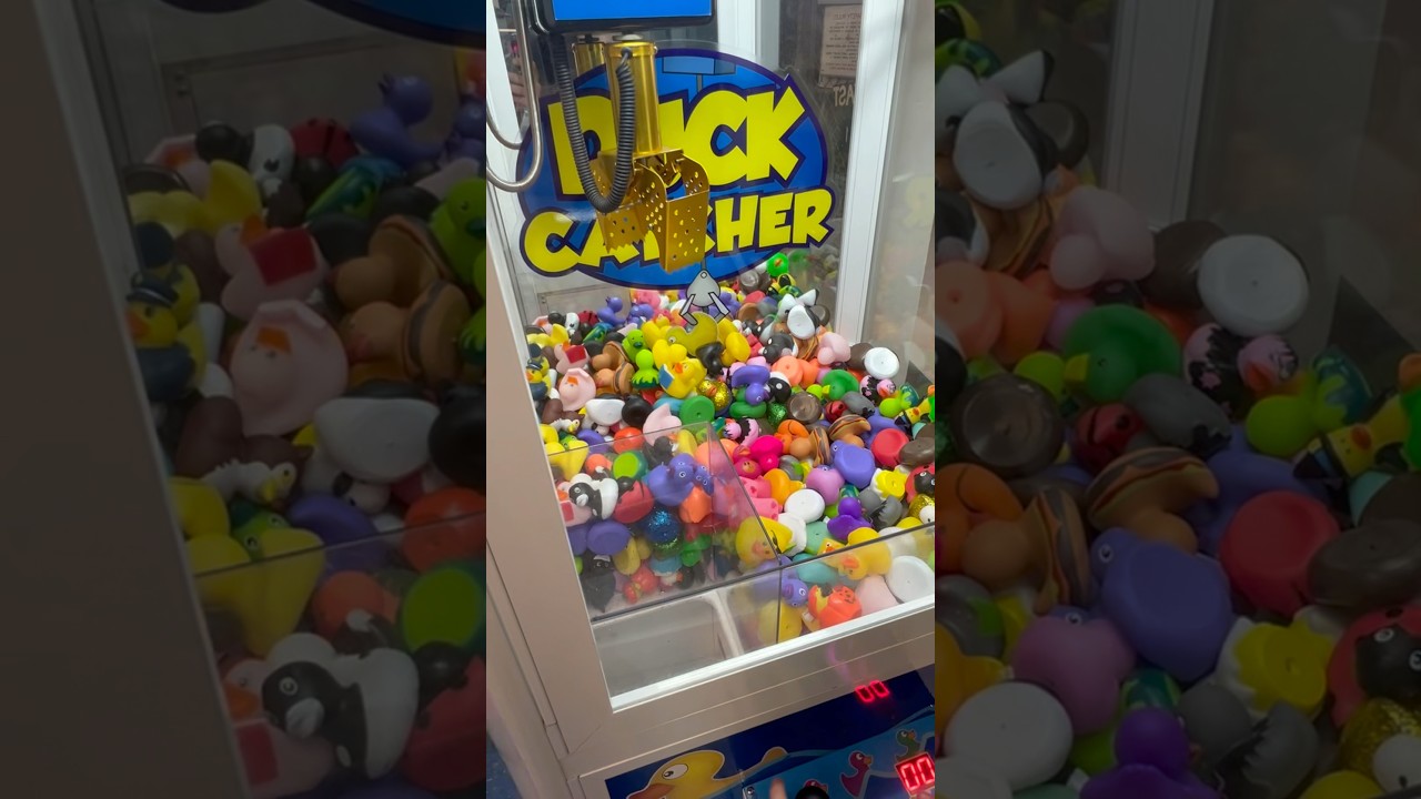 More Duck Claw Machine Wins!! 🦆 #arcade #arcadegame #clawmachine #claw #toys #gaming #win