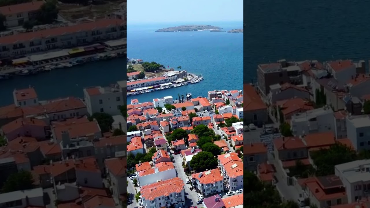 Foca, Izmir City Turkey | 4k drone view 1 #shorts #titamedia #fo&ccedil;a #focaizmir #izmir #focaturkey