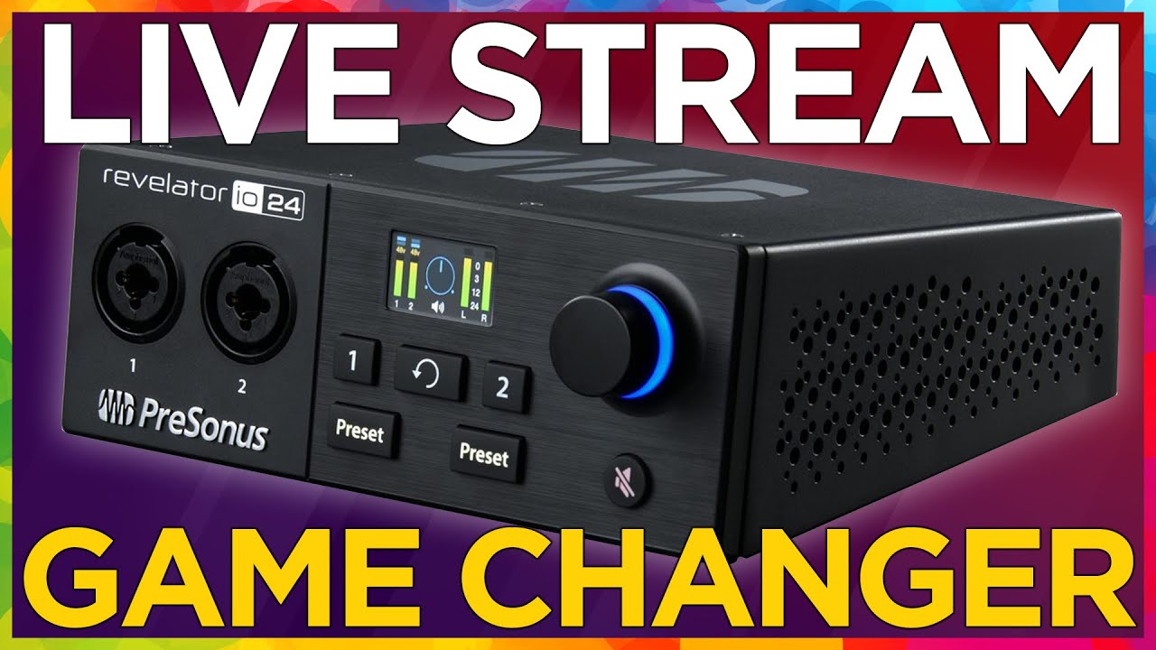 Presonus Revelator io24: Perfect Live Stream interface