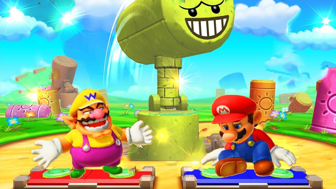 Mario Party 5 Minigames - Mario vs Toad vs Wario vs Yoshi