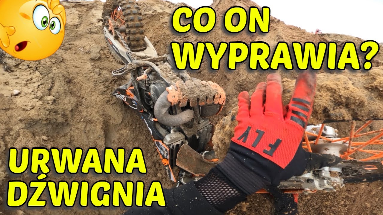 AWARIA na KOPALNI - Ale się wpakował - Co on wyprawia z tym KTMem? Cz. 2 z 3