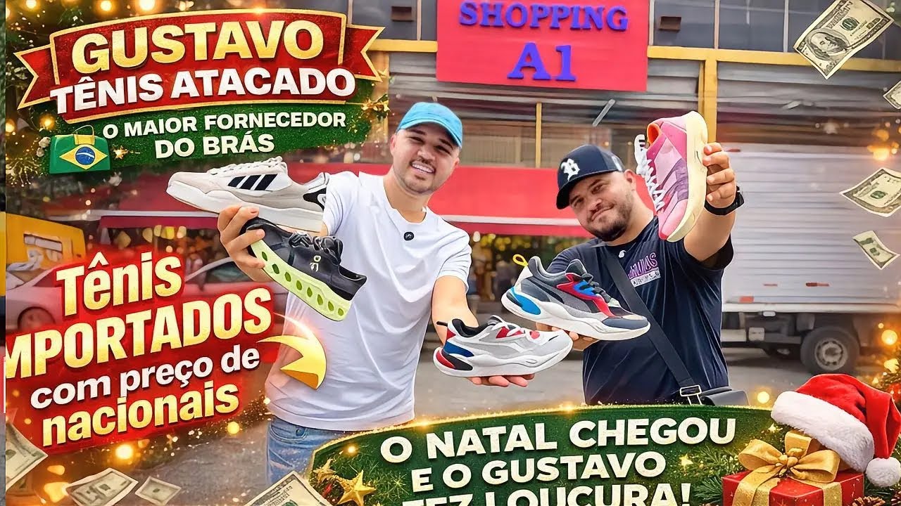 💰👟 FORNECEDOR FAMOSO DE TÊNIS IMPORTADOS E PREMIUM BARATOS PARA LUCRAR NO NATAL E ANO NOVO #sneakers