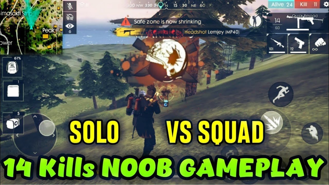 Unbelievable Kill Solo vs Squad Irfan Gameplay - Garena Free Fire , #IF_Gamer ,,,, IF Gamer #IFGamer