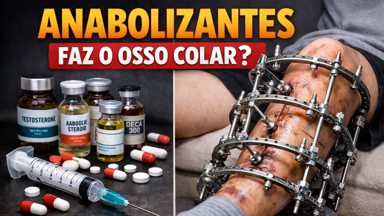 Tomar ANABOLIZANTE FAZ A FRATURA COLAR MAIS RÁPIDO?