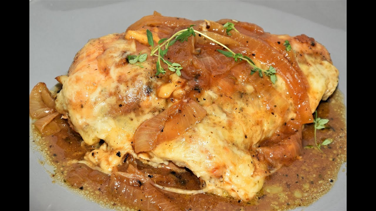 French Onion Chicken Breasts - One Pan Recipes - Cooking With Cast Iron