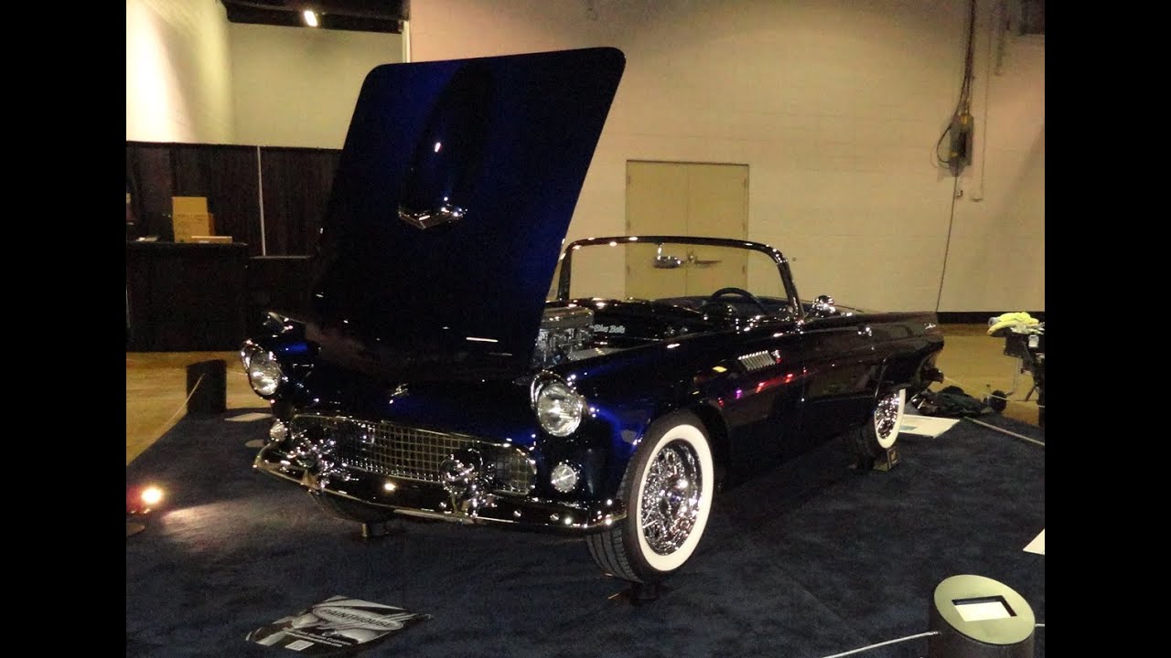 1955 Ford Thunderbird T-Bird Custom Restomod at World of Wheels on My Car Story with Lou Costabile