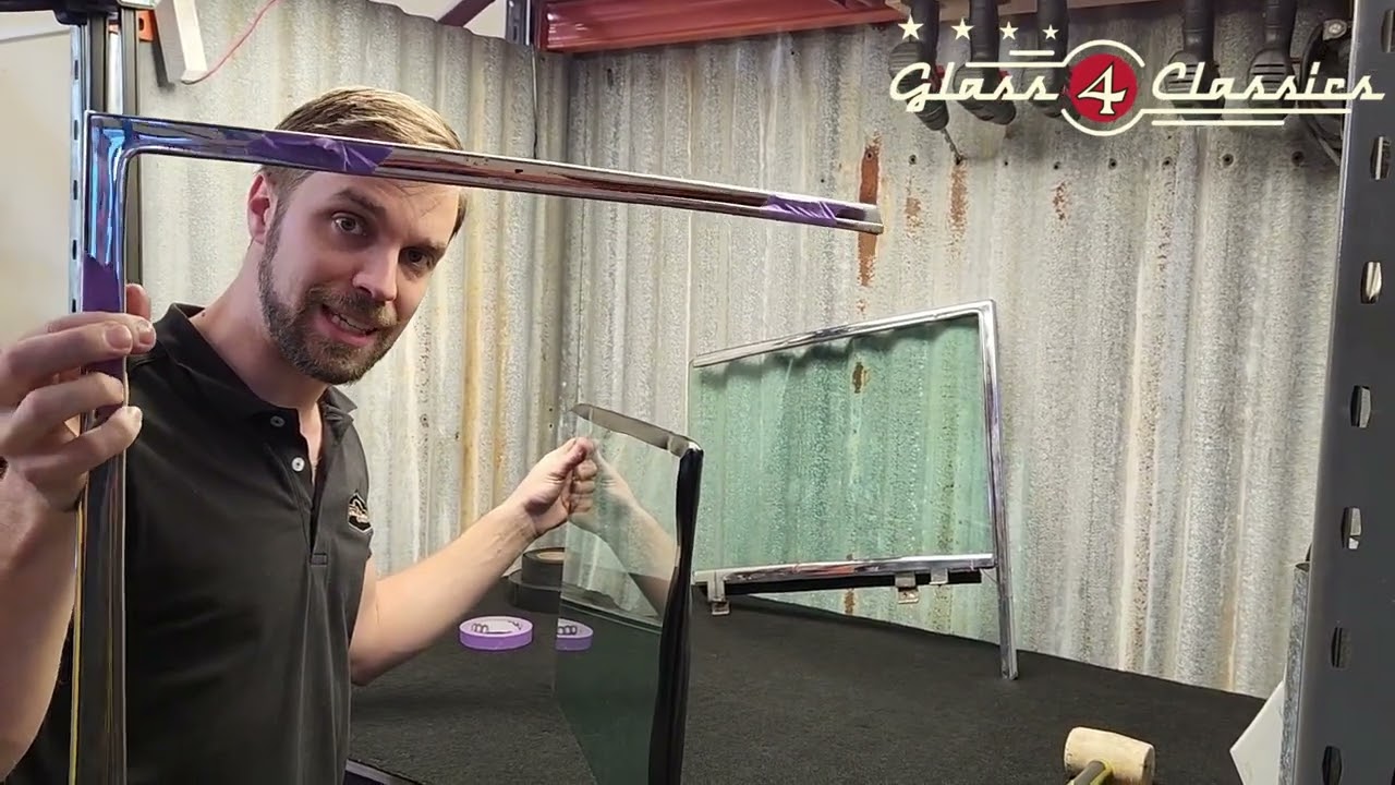 How To: Assemble 4Dr Hardtop front door window glass.