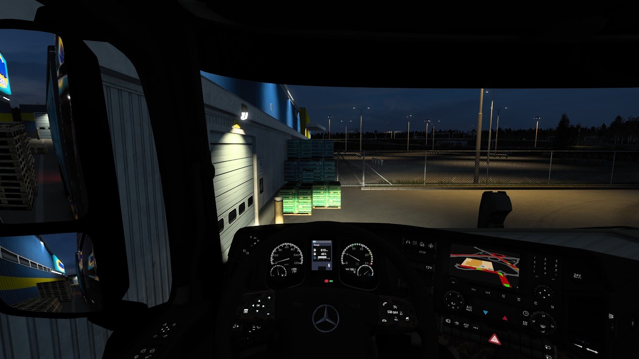 Mercedes New Actros BigSpace 回收紙箱(20公噸) 聖彼得堡 至 維堡 #ets2 #歐卡2  #eurotrucksimulator2  #歐洲卡車模擬2