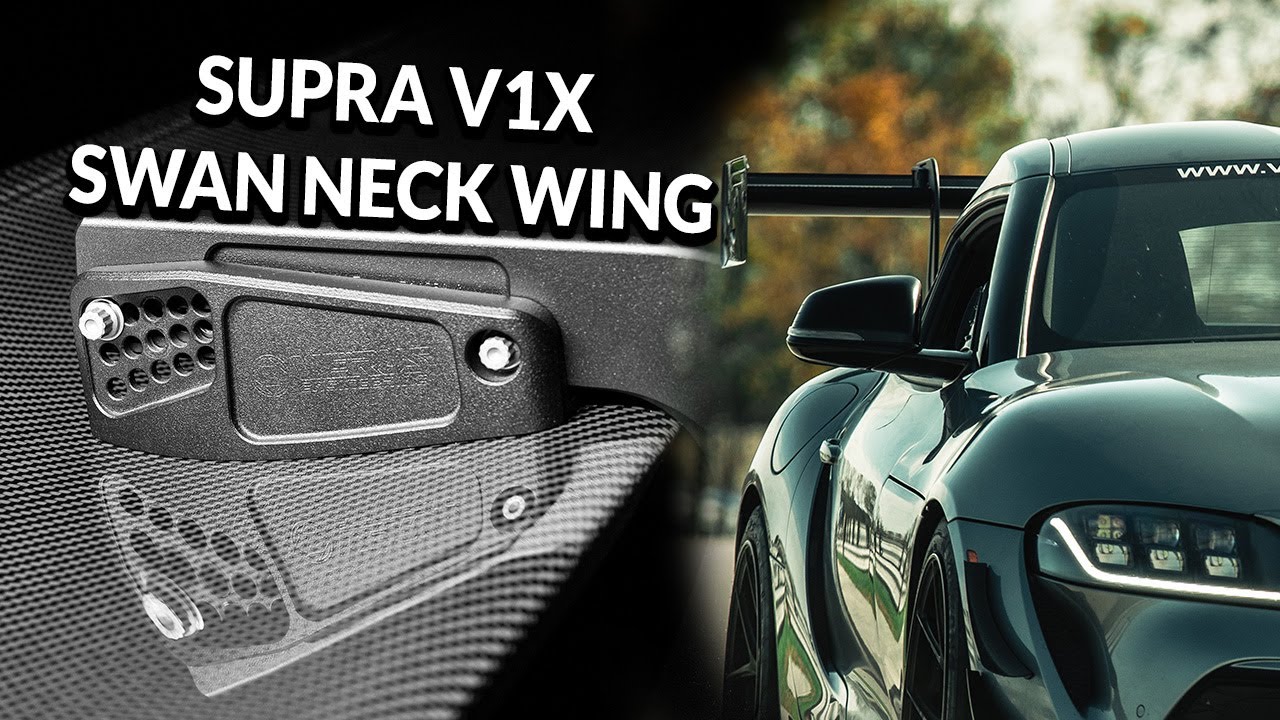 Как установить карбоновое крыло MKV Supra Swan Neck V1X